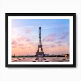 Eiffel Tower Sunrise Art Print