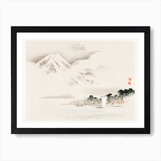 View Of Mount Fuji, Kōno Bairei Art Print