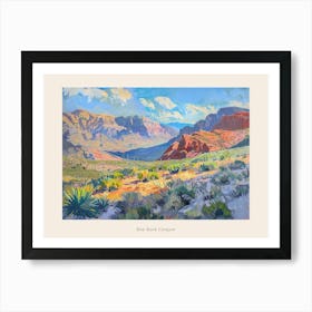 Western Landscapes Red Rock Canyon Nevada 1 Poster Art Print