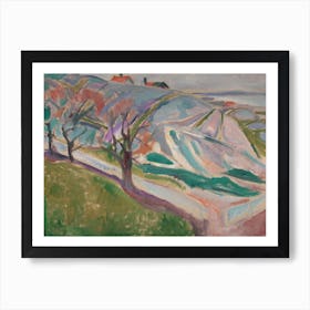 Landscape Of Kragerø, Edvard Munch Art Print