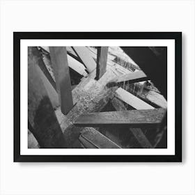 Part Of Waterwheel,Gristmill On Road To Skyline Drive, Virginia By Russell Lee Art Print