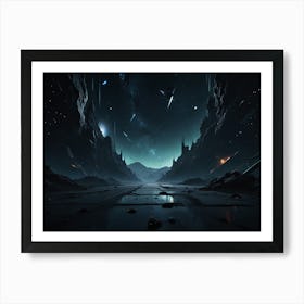 Futuristic Space Art Print