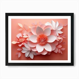 Paper Flowers 43 Art Print