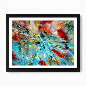 Acrylic Extruded Painting 472 Art Print