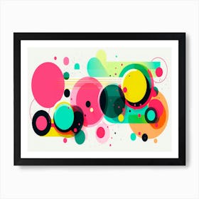 Abstract Circles 10 Art Print