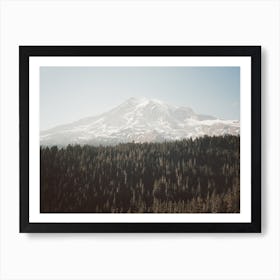 Mountain Peak Forest Art Print