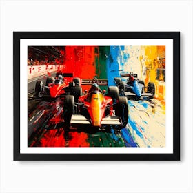 Open Wheel Racing Series - Indy Car Art Print