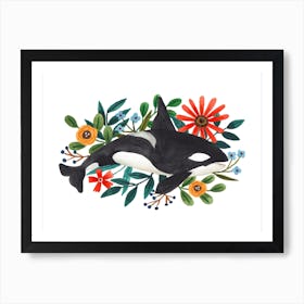 Orca Art Print