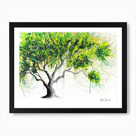 Funky Fig Tree Art Print