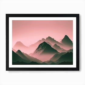 Mountain Mist Art Print