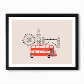 London Ride Art Print