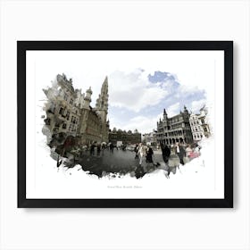 Grand Place, Brussels, Belgium Art Print