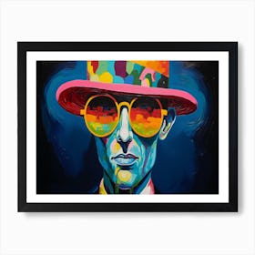 'The Man In The Hat' Art Print