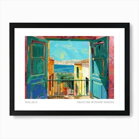 Malaga From The Window Series Poster Painting 3 Art Print