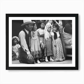 Spanish American People At Fiesta, Taos, New Mexico By Russell Lee Art Print