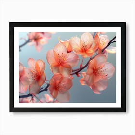 Cherry Blossoms Wallpaper 6 Art Print