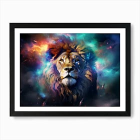 Celestial Lion Art Print