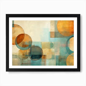 Abstract Circles 10 Art Print