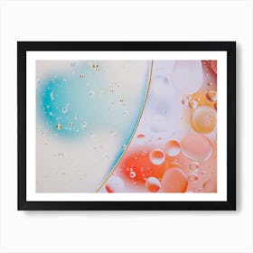 Water Drop Painting Art Print