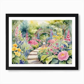 Garden Path Art Print