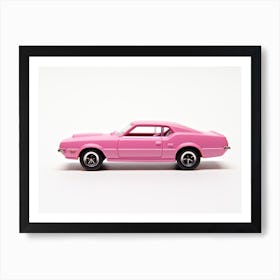 Toy Car 68 Mercury Cougar Pink Art Print