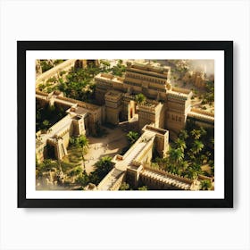 Egyptian City 1 Art Print