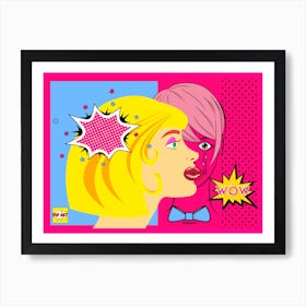 Pop Art Pink Poster