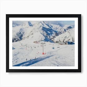 Les 2 Alpes Entrevaux France Art Print