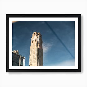 Building Reflections In New York City Art Print