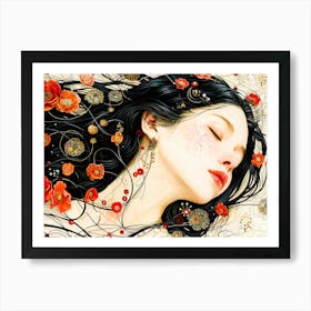 Dream Escape - Dream Face Art Print