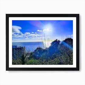 Evening Sky at the Beach Art Print