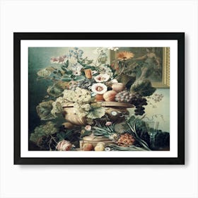 Vase Of Fruits Art Print