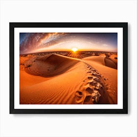 Sahara Sunset 1 Art Print
