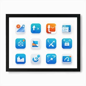 App Icons 1 Art Print