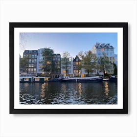 Amsterdam At Dusk Art Print