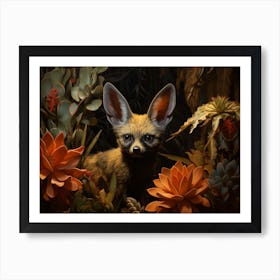 Bat Eared Fox 3 Art Print