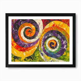 Spiral Painting 5 Art Print