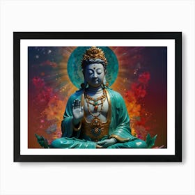 Buddha statue Art Print