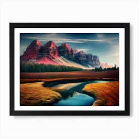 Mountain Landscape 2 Art Print