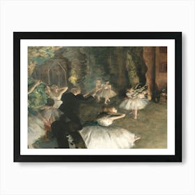 Ballet Class By Edgar Degas 1 Art Print