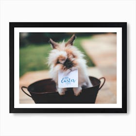 Happy Easter Bunny Art Print