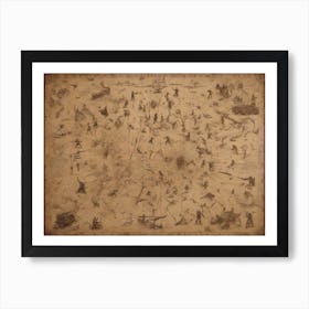 Map Of The World Art Print