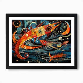 Fish In The Sea 5 Art Print