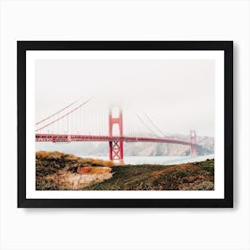 Golden Gate Bridge Scenery Art Print