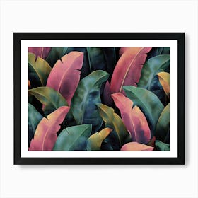 Tropical Leaves 10 Art Print