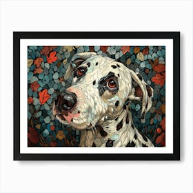 Dalmatian Fine Art Portrait 1 Art Print