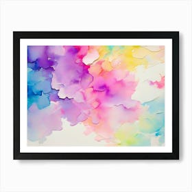 Watercolor Painting Art Print