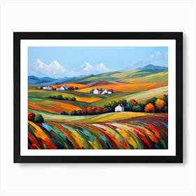 Landscape Painting 5 Art Print