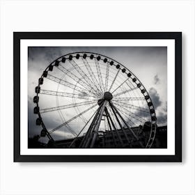 Budapest Eye Ferris Wheel Art Print
