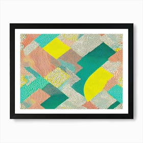 Abstract Geometric Pattern Art Print